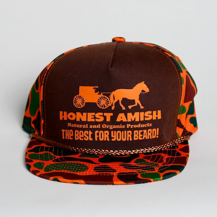 Hat - Orange Camo