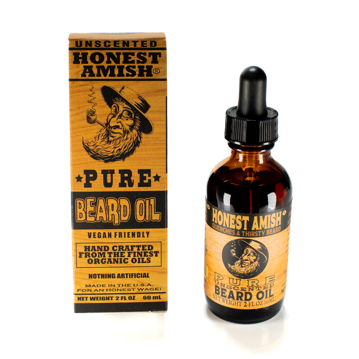 PURE Unscented Beard Oil - 2oz